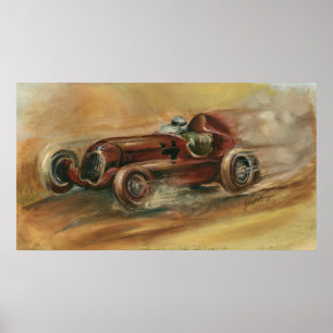 Le Mans Racecar by Ethan Harper Poster