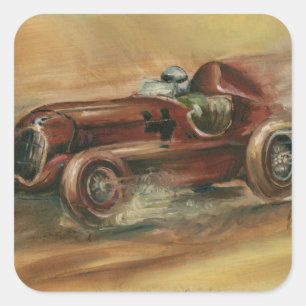 Le Mans Racecar by Ethan Harper Square Sticker