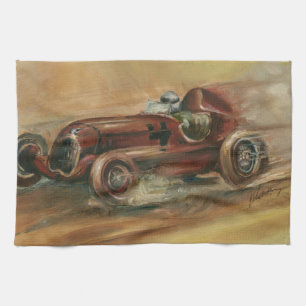 Le Mans Racecar by Ethan Harper Tea Towel