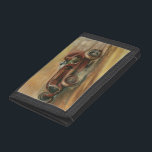 Le Mans Racecar by Ethan Harper Trifold Wallet<br><div class="desc">Test your endurance with this painting of a racecar participating in the Le Mans sports race. An Ethan Harper original,  you can practically feel the wind jostle your clothes as the race races by. Fans of auto racing should buy a copy today!</div>