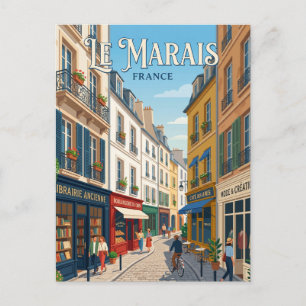 Le Marais France Postcard