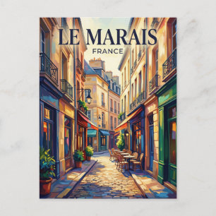 Le Marais France Postcard