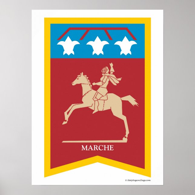 Le Marche Italy Region Poster (Front)