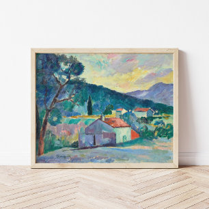 Le Mas à Saint-Tropez Henri Manguin Poster