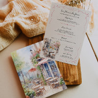 Le Menu du Jour | Pink Café Bridal Shower