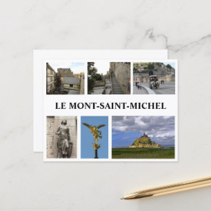 Le Mont Saint Michael, France Postcard