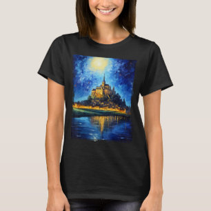 Le Mont Saint Michel city souvenir T-Shirt