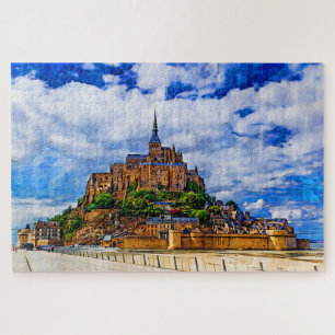 Le Mont Saint Michel, France Jigsaw Puzzle