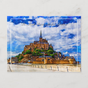 Le Mont Saint Michel, France Postcard