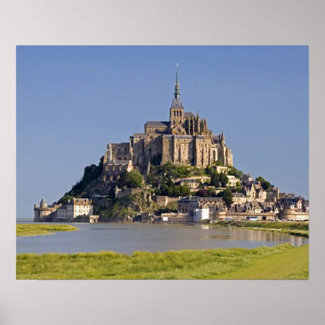 Le Mont Saint Michel in the region of Poster (Front)