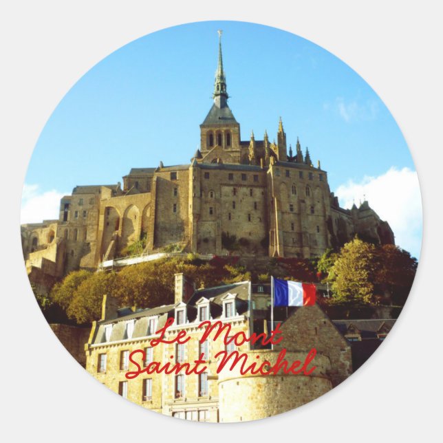 Le Mont Saint Michel Sticker (Front)