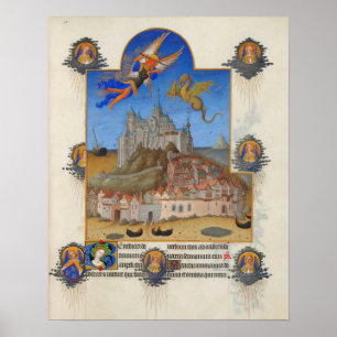 Le Mont-Saint-Michel - The Mass of Saint Michael Poster