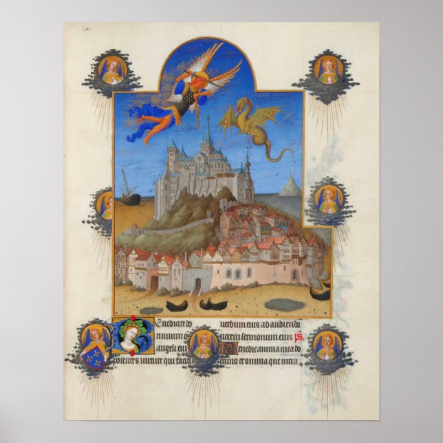 Le Mont-Saint-Michel - The Mass of Saint Michael Poster (Front)