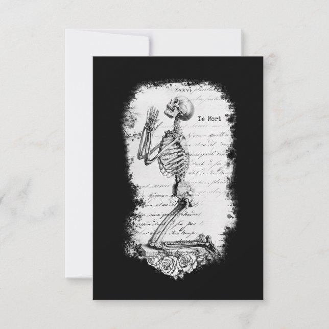 Le Mort Thank You Card (Front)