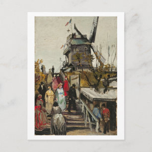 Le Moulin de Blute-Fin, Vincent van Gogh Postcard