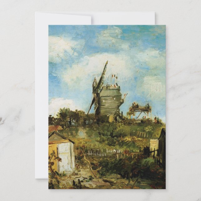 Le Moulin de la Galette by Vincent van Gogh (Front)