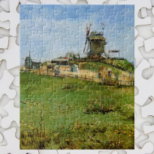 Le Moulin de la Galette by Vincent van Gogh Jigsaw Puzzle