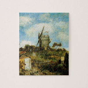 Le Moulin de la Galette by Vincent van Gogh Jigsaw Puzzle
