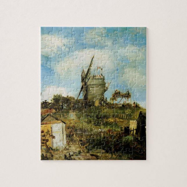 Le Moulin de la Galette by Vincent van Gogh Jigsaw Puzzle (Vertical)