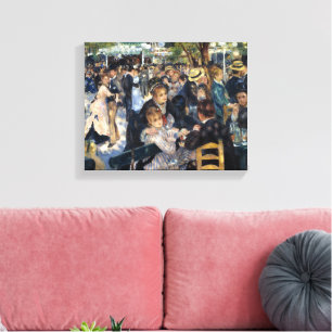 Le Moulin de la Galette Renoir Canvas Print