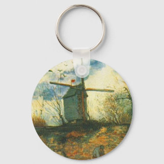 Le Moulin de la Galette Van Gogh Key Ring