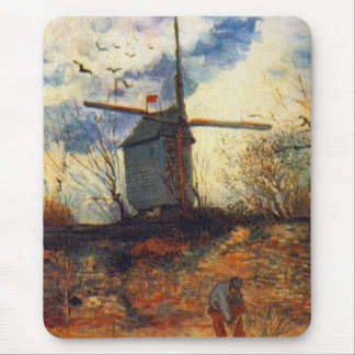 Le Moulin de la Galette Van Gogh Mouse Pad