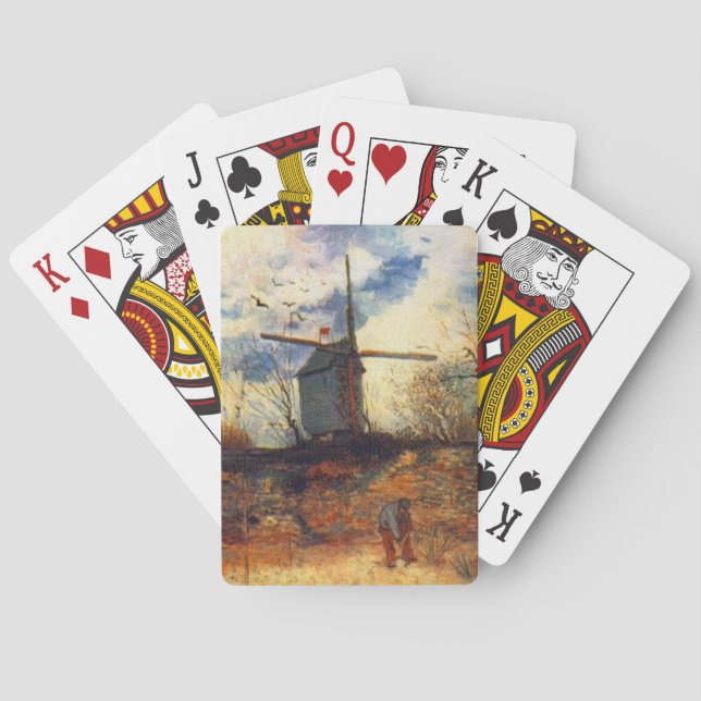 Le Moulin de la Galette Van Gogh Playing Cards (Back)