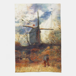 Le Moulin de la Galette Van Gogh Tea Towel