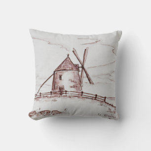 Le Moulin de Moidrey Windmill Pontorson Cushion
