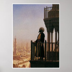 Le Muezzin, The Call to Prayer, 1865 Poster