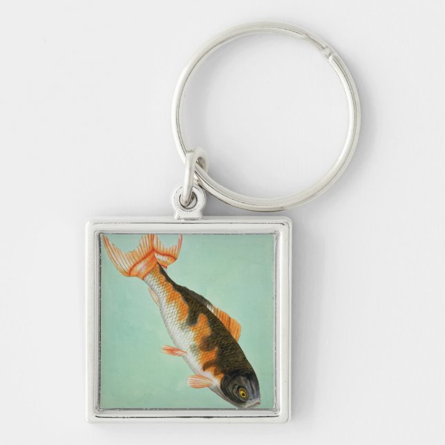 Le Noriroux, engraved by Francois Nicholas Martine Key Ring (Front)