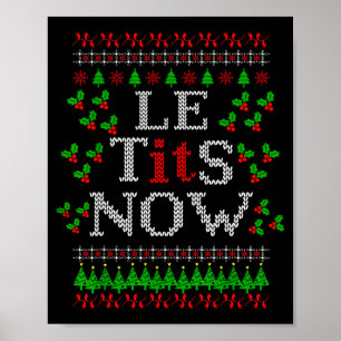 Le Now Christmas Let It Snow Christmas Le Now  Poster