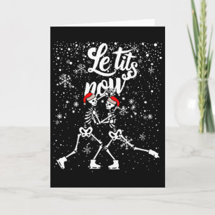 Le Now Halloween Skeleton Christmas Xmas Adults Hu Card