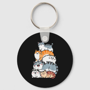 Le Of Kitty Cats Funny Cute Cat Lover For Girls Ki Key Ring
