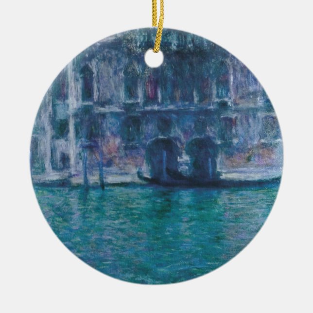 Le palais da Mula Claude Monet  Bottle   Ceramic Ornament (Front)