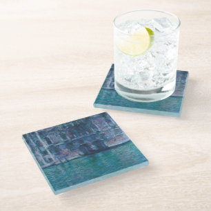 Le palais da Mula Claude Monet  Glass Coaster