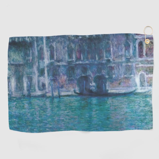 Le palais da Mula Claude Monet     Golf Towel (Horizontal)