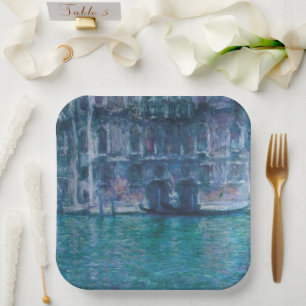 Le palais da Mula Claude Monet Paper Plate