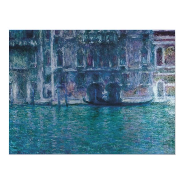 Le palais da Mula Claude Monet  Poster (Front)