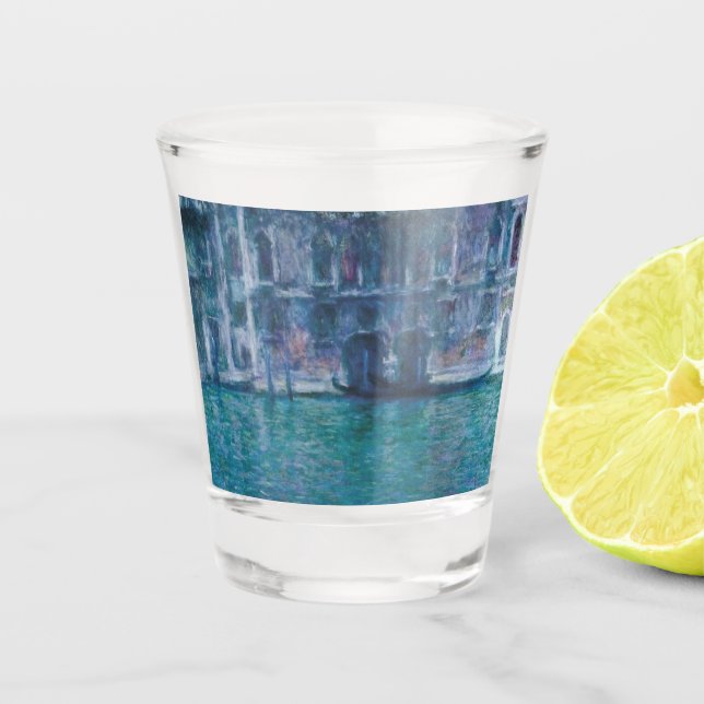 Le palais da Mula Claude Monet   Shot Glass (Front)