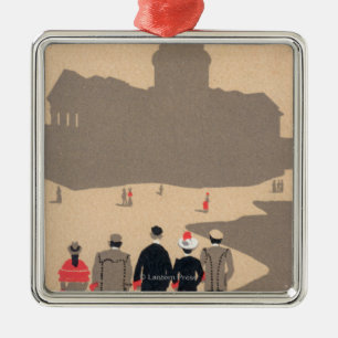 Le Pantheon Art Deco SceneParis, France Metal Tree Decoration
