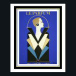 Le Parfum Art Deco  Poster 16  x 20<br><div class="desc">Vintage,  French Art Deco,  Advertisement for Le Parfum. Poster measures 16 x 20 and may be available in other sizes.</div>