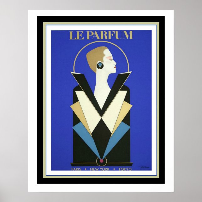 Le Parfum Art Deco  Poster 16+ x 20 (Front)