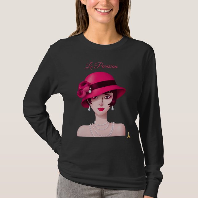 Le Parisian Shirt (Black) (Front)