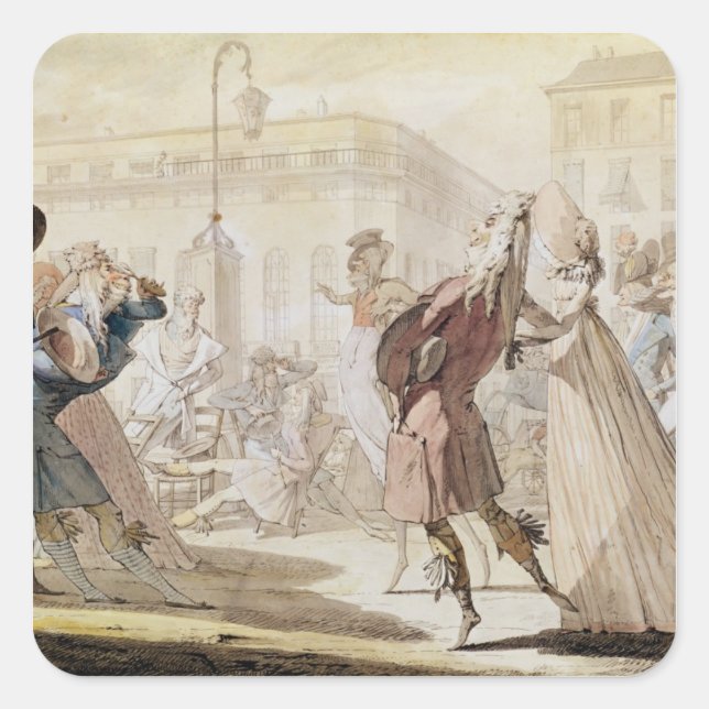 Le Petit Coblentz Square Sticker (Front)