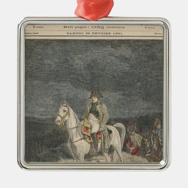 Le Petit Journal Metal Ornament (Front)