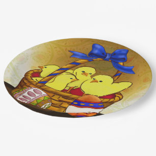 Le Petit Poule Easter PARTY BULK Paper Plate