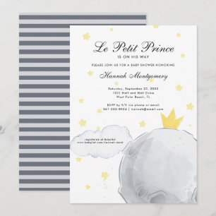 Le Petit Prince   Baby Shower Invitation