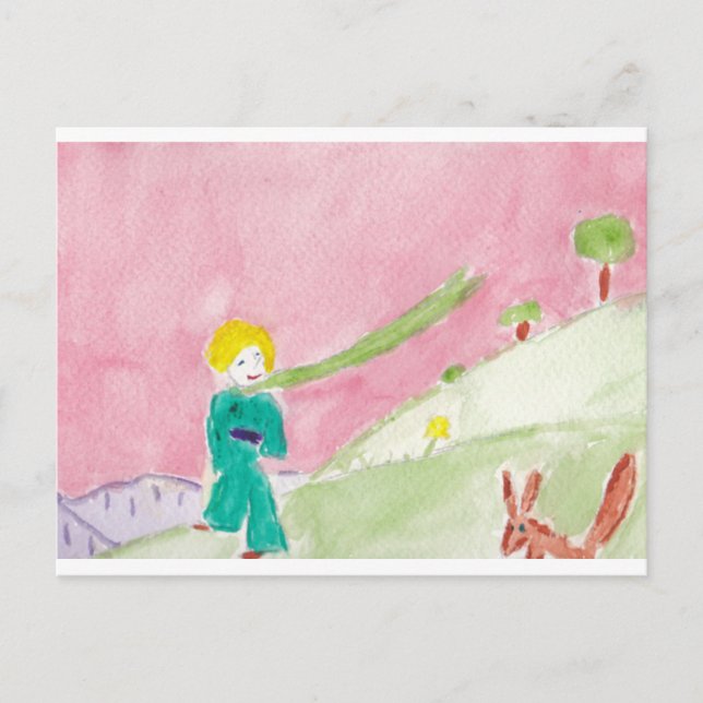 le petit prince postcard (Front)