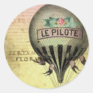 *Le PiLoTe* Classic Round Sticker